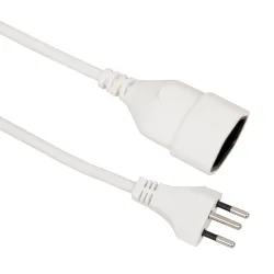 S-ELECTRO Verl&auml;ngerungskabel 02.900.3WS weiss, 3m