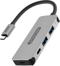 SITECOM - CN-384 USB-C 3.1 Hub - 4 Ports, 2x USB-A, 2x USB-C, Usb-c Hub