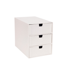 BIGSO BOX OF SWEDEN Schubladenbox 15751300 Ingrid 3 Schubladen weiss