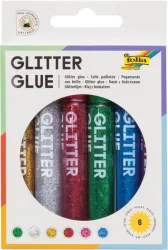 FOLIA Glitter-Glue 570 6 St&uuml;ck