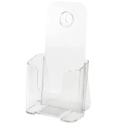 DEFLECTO Prospekthalter Standard 77501 transparent 1/3 A4
