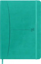 OXFORD Signature Notizbuch 400154946 A5, kariert 80 Blatt, t&uuml;rkis