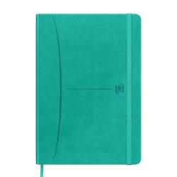 OXFORD Signature Notizbuch 400154947 A5, liniert 80 Blatt, t&uuml;rkis