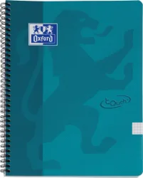 OXFORD Touch Spiralheft 400103996 A4, kariert 70 Blatt, blau