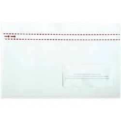 ELCO Dokumententasche Quick Vitro 29113.00 C5/6 weiss F. rechts 250St