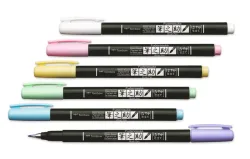 Tombow - Kalligraphie-Set, 14.80X8.90X1.50CM, Sortierte Farben