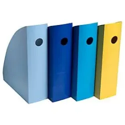 EXACOMPTA Stehsammler BeeBlue A4+ 18202SETD Set Mag Cube, 4 Farben ass.