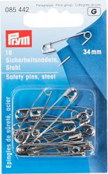 Prym Sicherheitsnadeln Stahl, silber