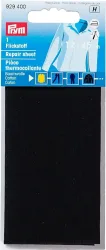 Prym Flickstoff, schwarz 12 x 45 cm, Karte, aufb&uuml;gelbar, Baumwolle