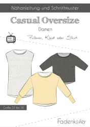 Fadenk&auml;fer Schnittmuster Oversize Pullover