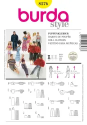 Burda Schnittmuster Puppenkleider