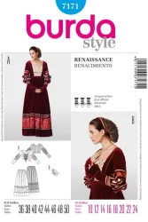 Burda Schnittmuster Renaissancekleid