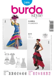 Burda Schnittmuster Samba Flamenco