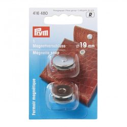 Prym Magnet-Verschluss, silber 19 mm, Karte