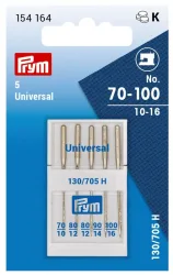 Prym N&auml;hmaschinennadeln, Standard Nr. 70 - 100, Karte 5 St&uuml;ck