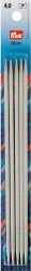 Prym Strumpfstricknadeln, grau 4 mm x 20 cm, Karte 5 St&uuml;ck