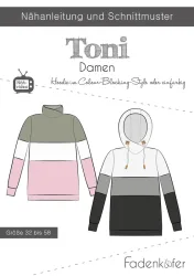 Fadenk&auml;fer Schnittmuster Hoodie Toni
