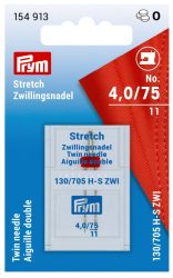 Prym -  Nähmaschinennadel Doppel/Stretch Nr. 75/0.4 mm