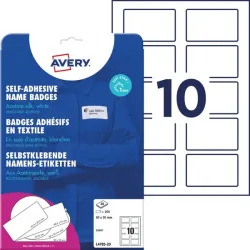 AVERY ZWECKFORM Namenetiketten L4785-20 80x50mm 200 St&uuml;ck