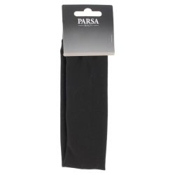 Parsa Haarband breit, metallfrei, schwarz