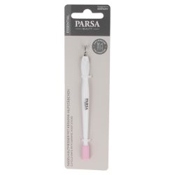 Parsa Nagelhautmesser mit Keramik-Hufst&auml;bchen, weiss