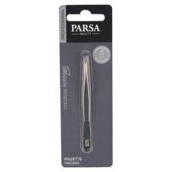 Parsa Profi Pinzette Solingen, schr&auml;g, silber