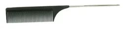Herba.Carbon Nadeltoupierkamm, schwarz, 21 cm