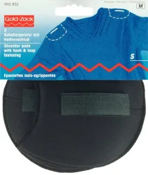 Prym Schulterpolster, Raglan Klett, schwarz Gr&ouml;sse S, Karte 2 Stk.