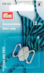 Prym Bikini- + G&uuml;rtelverschl&uuml;sse, silber 12 mm, Karte, nickelfrei