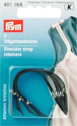 Prym Tr&auml;gerbandhalter, schwarz Karte 4 Stk.