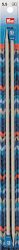 Prym Jackenstricknadeln, grau 5.50 mm, 35 cm, Karte 2 Stk., Aluminium