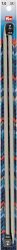 Prym Jackenstricknadeln, grau 7.00 mm, 40 cm, Karte 2 Stk., Aluminium