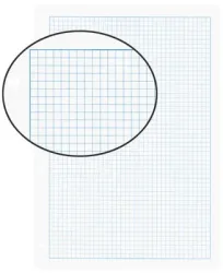 BIELLA Einlagebl&auml;tter mit Rahmen A4 45144500U weiss,kar. 5mm,4-Loch 100Bl.