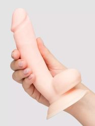 Lifelike Lover Classic Realistic Dildo 6 Inch (Flesh Pink), Small - Amorana