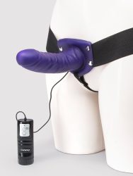 Lovehoney Perfect Partner 10 Function Vibrating Strap-On 6 Inch (Purple), Violett - Amorana