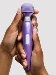 Lovehoney Deluxe Rechargeable Mini Massage Wand Vibrator (Purple), Violett - Amorana