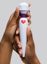 Lovehoney Deluxe Rechargeable Mini Massage Wand Vibrator White (White), Weiss - Amorana