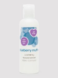 Lovehoney Blueberry Muffin Lubricant 100ml, 100 ml - Blueberry - Amorana