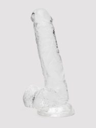 Lovehoney Enjoy Crystal Clear Dildo with Balls 7 Inch, 17.8 cm - Amorana