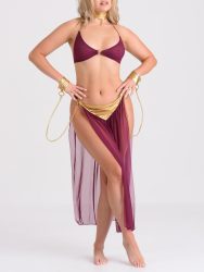 Lovehoney Fantasy Desert Princess Costume (Purple One size), One Size - Amorana