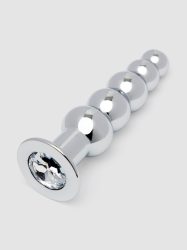Lovehoney Power Analplug aus Aluminium mit Kristall