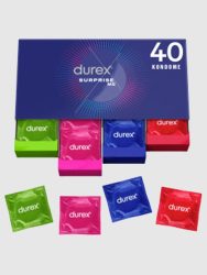 Durex - Surprise Me Kondome - Transparent - 40 Stück