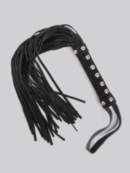 Bondage Boutique Luxuriöser Langer Flogger aus Wildleder