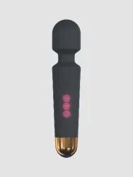 Marc-Dorcel Wanderful Silicone Wand Vibrator[Black], Schwarz - Amorana