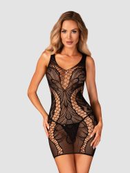 Openwork dress D608 black - Black - XL/2XL, XL/XXL - Amorana
