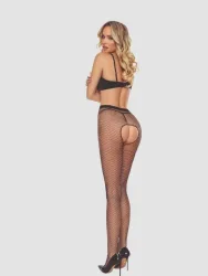 Passion Strumphose TIOPEN 032 black 1/2 - XS/S, XS/S - Amorana