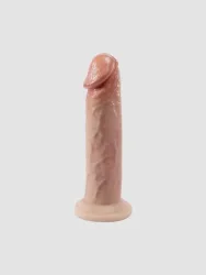 SILEXD Premium Real Skin Thermo-Reactive Dildo 7.5 Inch Flesh Pink, 17.8 cm - Amorana