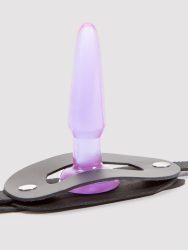 DOMINIX Deluxe Analplug Leder-Harness mit Penisring