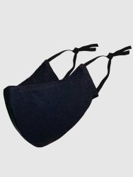 Ewa-Bien - Maske aus Baumwolle Mundschutz - Schwarz