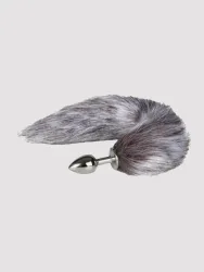 EasyToys Fox Tail Anal Plug[Silver], Silber - Amorana